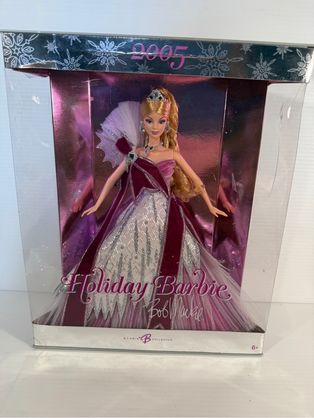 Barbie Holiday Collector Doll in Pink, White and Silver